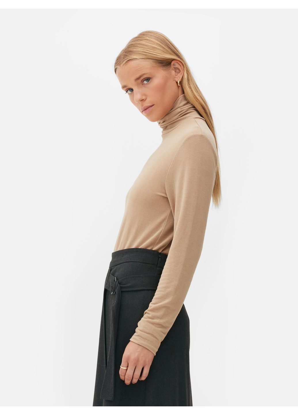 Водолазка,бежевый, Primark (364533306)