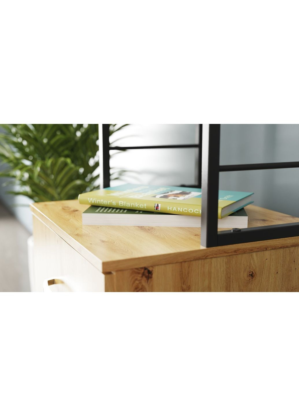 Стіл-тумба трансформер Смарт 4/1 з етажеркою 1430x1450x500 Чорний метал ДСП 16 мм (FRD-105128) Ferrum-decor (361944331)