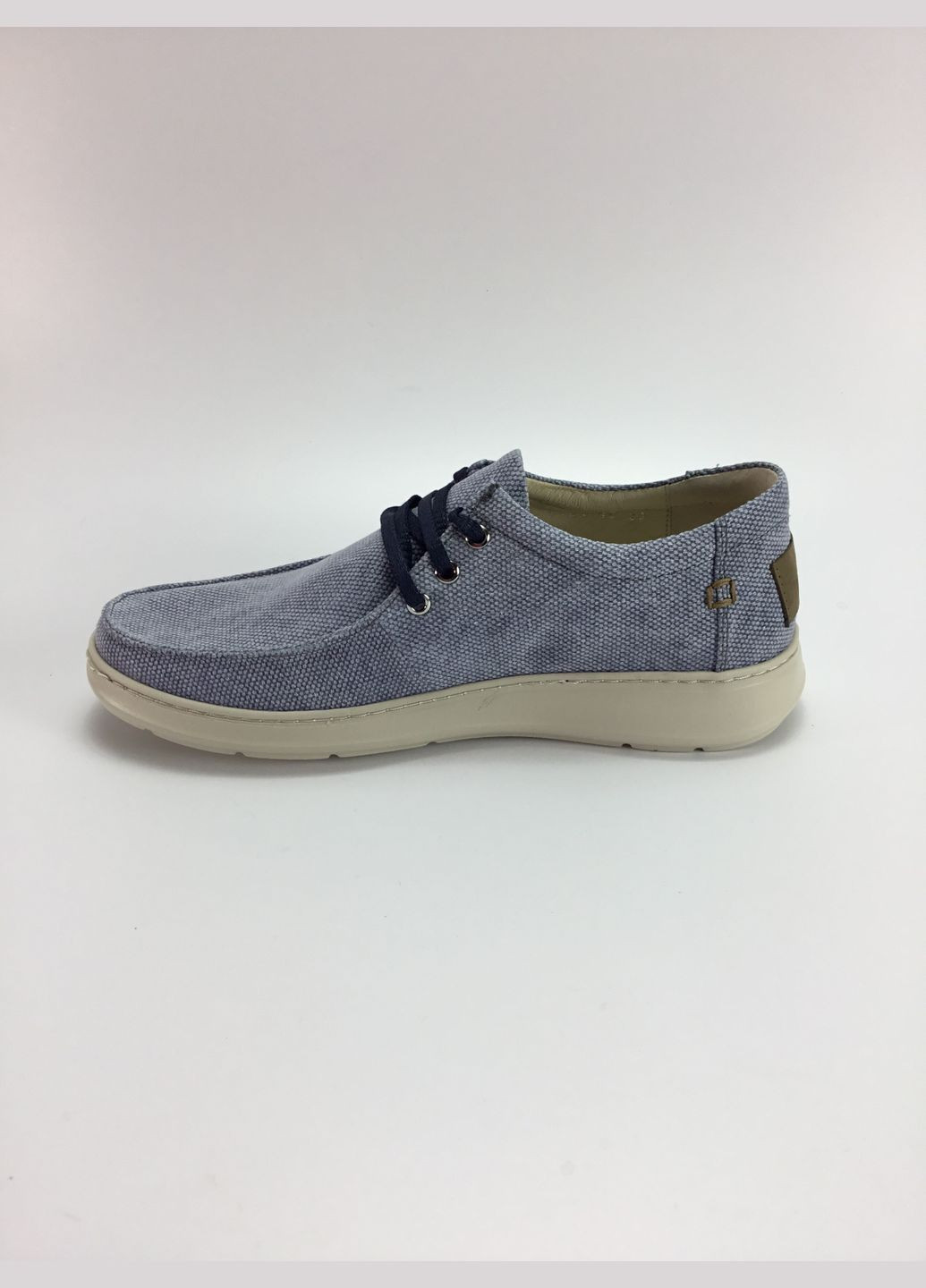 Голубые мужские мокасины голубые Stepter