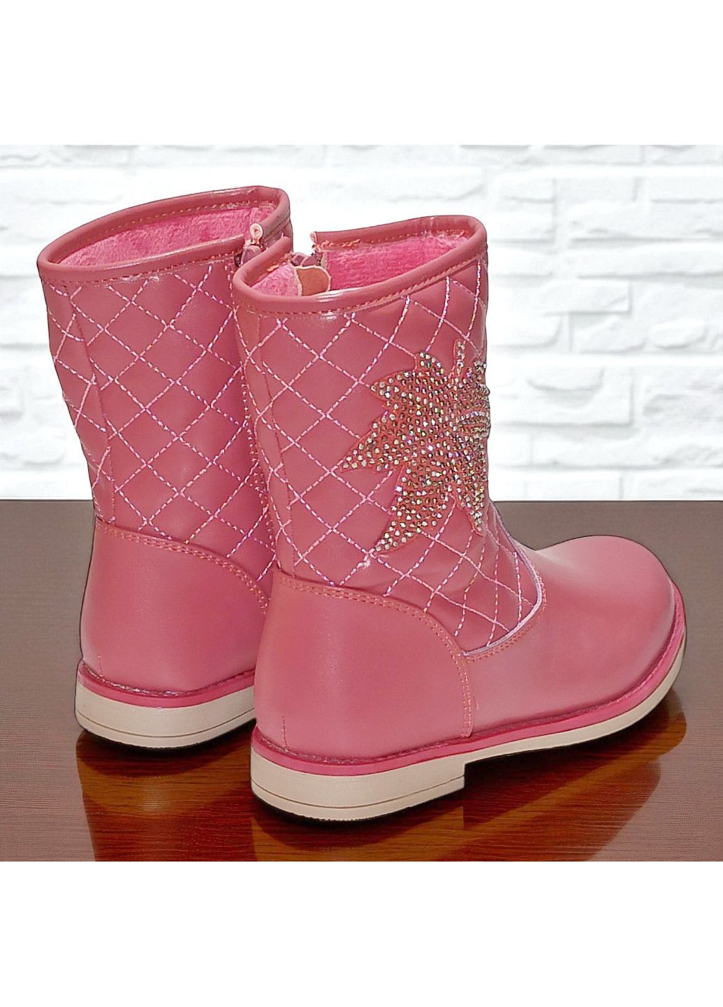 Утеплені ортопедичні демісезонні черевики на флісі для дівчинки Казка L&D (360713847)