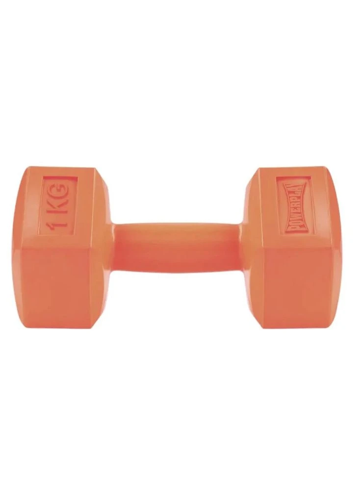 Гантель композитный 4124 Hercules Orange, 1 кг Orange PowerPlay (334891130)