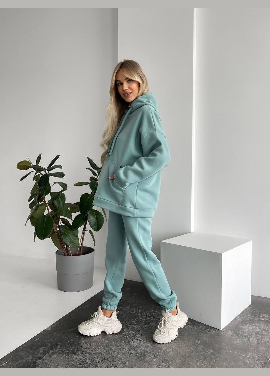 Теплый женский костюм с капюшоном Fashion (303398356)