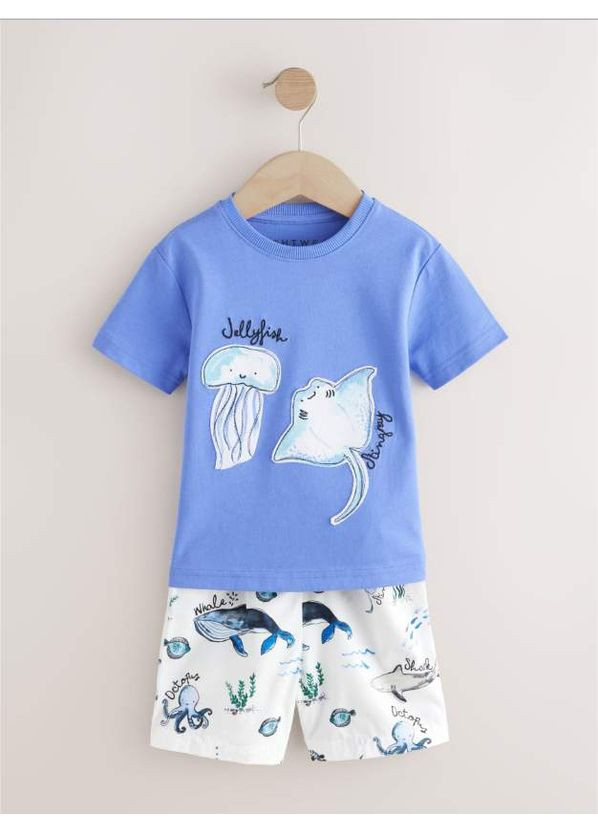 Комбинированная всесезон пижама sea life/jellyfish, размер Next Trend 6917~01