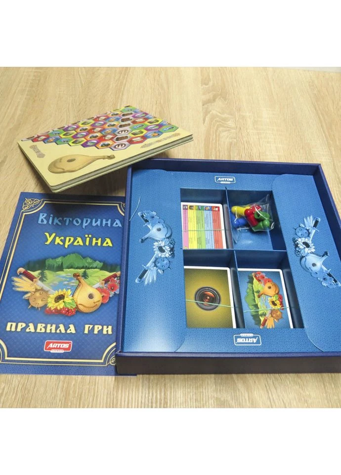 Настільна Гра "вікторина Україна" 0994 Розвиваюча Гра Seli Artos Games (394390866)