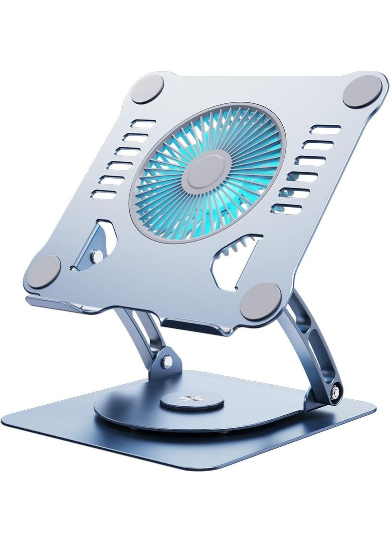 Подставка для ноутбука S63 складная поворотная 360⁰C с вентилятором Rotatable Laptop Stand, Dr. Gray VHG (334305054)