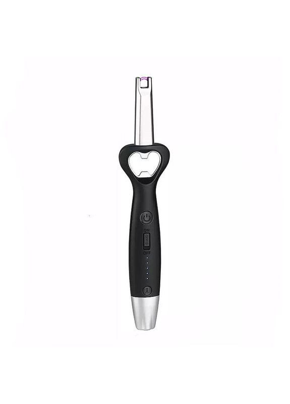 USB электроимпульсная зажигалка «Universal» с открывалкой для бутылок и фонариком, цвет (Black) Dom (293275138)