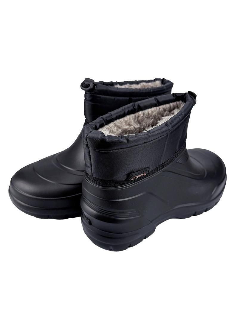 Черные мужские сапоги короткие зимние черные 18160-1 Gipanis