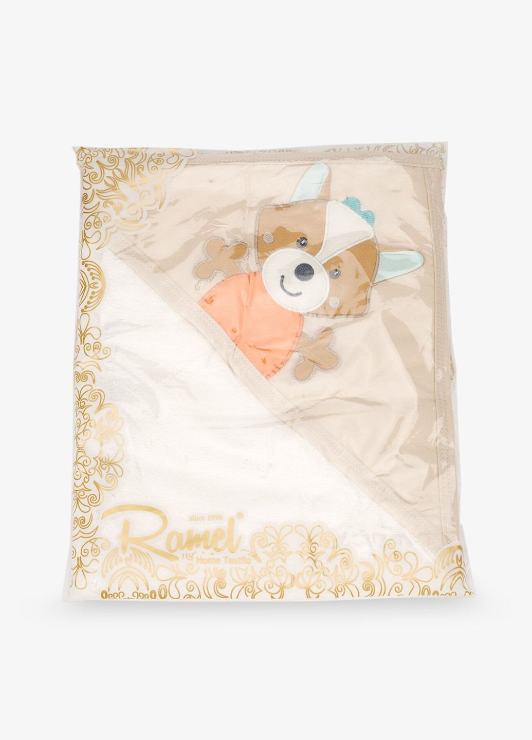 Полотенце Unisex с уголком 346 (2000990746221A) shop (2000990746221) Ramel бежевый