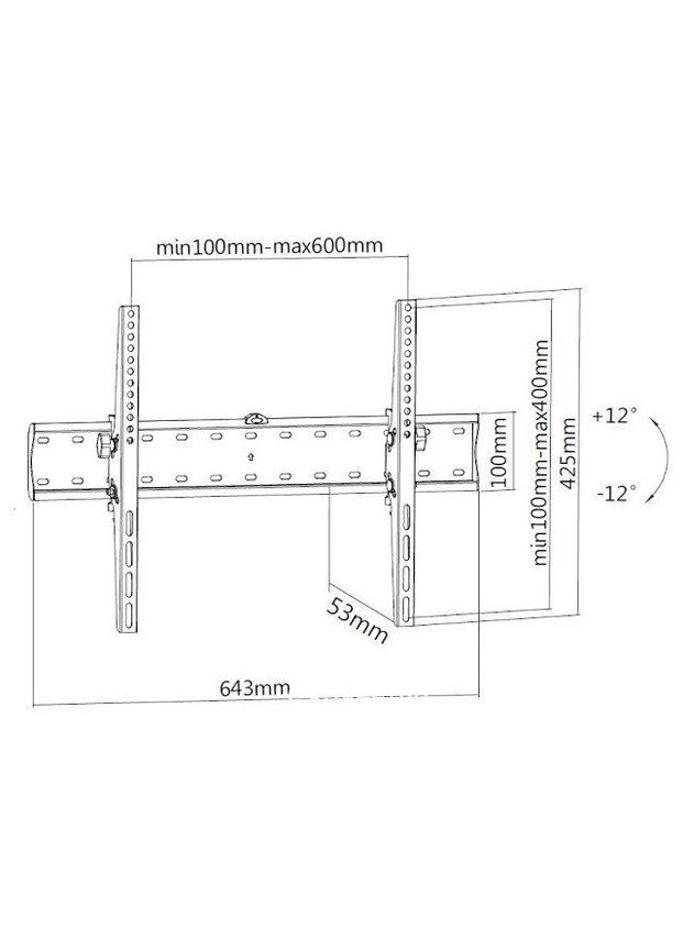 Кріплення для телевізора KL21G-46T 37 - 70'' [32913] Brateck (399680619)