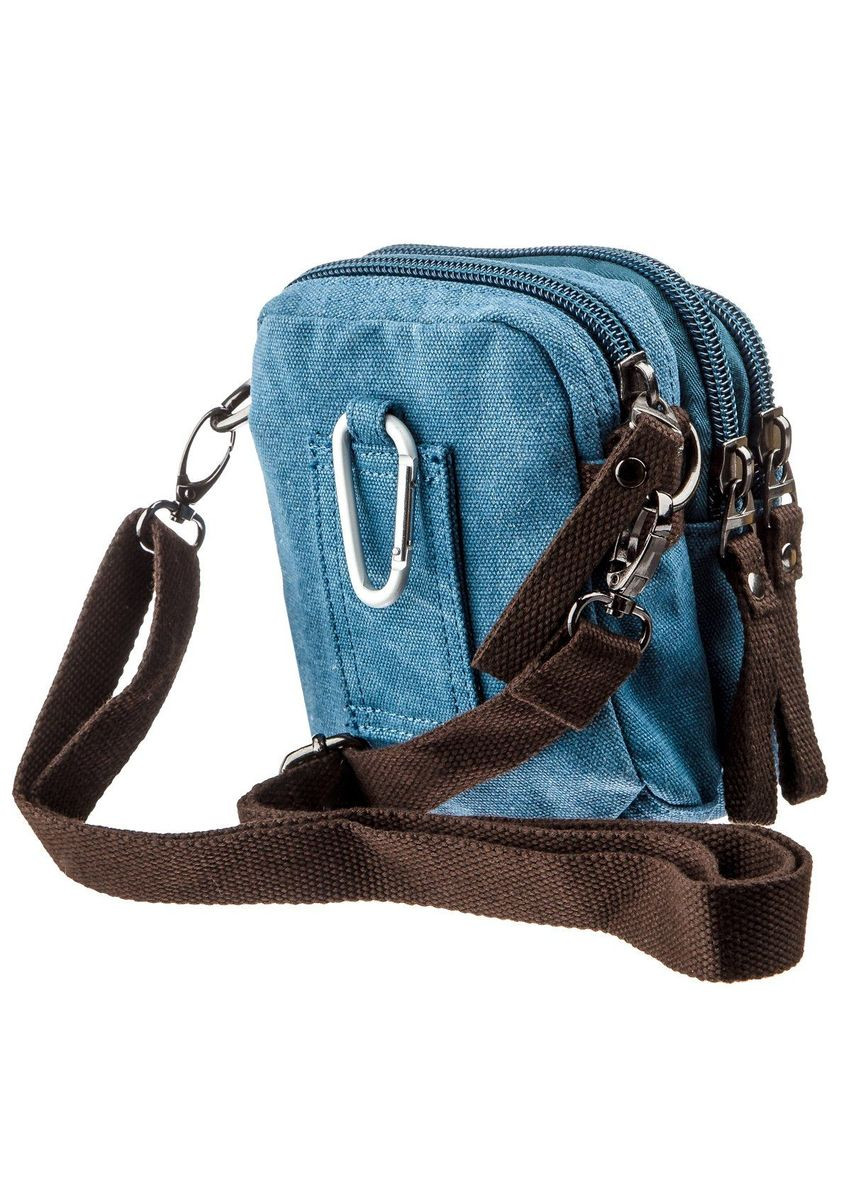 Сумка чоловіча через плече барсетка 20164 Синя Vintage (302009020)
