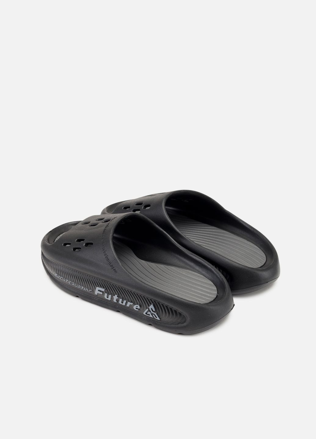 Черные шлепанцы для мальчика цвет черный цб-00269006 Gipanis