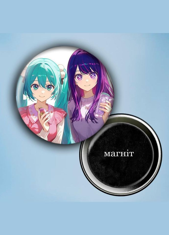 Фотомагнит (магнит на холодильник) Аниме Ребенок любимчика #0020 56 мм черный No Brand (309157692)