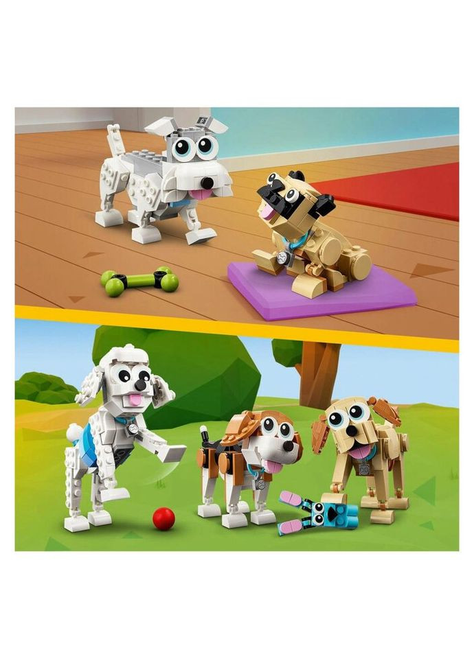 Конструктор Creator Милі собачки 475 деталей (31137) Lego (281426325)