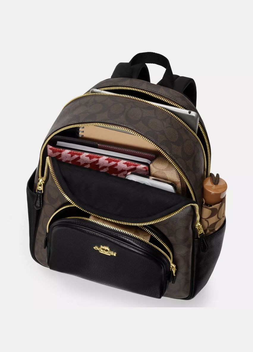 Рюкзак женский кожаный Coach Court коричневый. (373) No Brand (335833735)