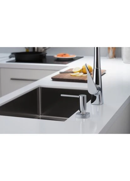 Дозатор жидкого мыла, хром, врезной Hansgrohe (401618614)