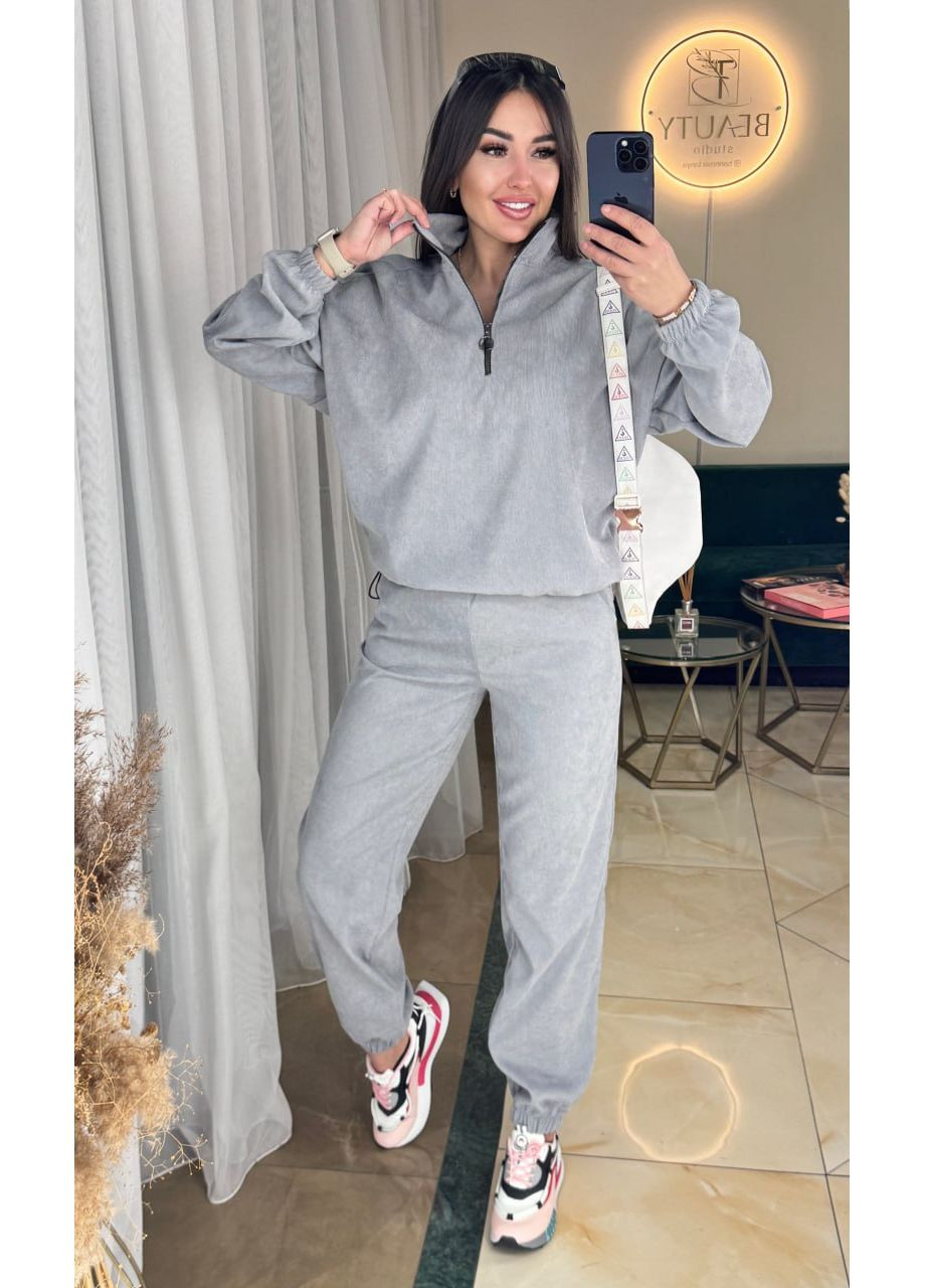 Костюм микровельвет брюки и кофта Україна (357099330)