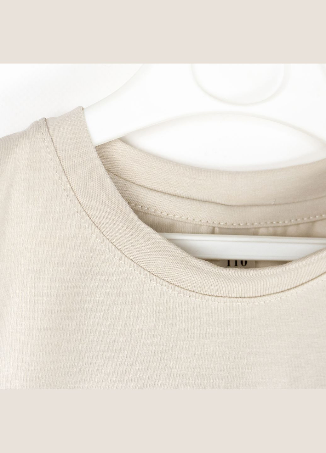 Бежевий демісезонний комплект футболка та шорти з вишивкою dexters бежевий dexter's