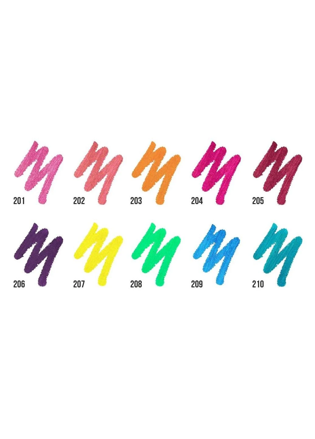 Механический карандаш для глаз цветной Colour Intense Be Bold Eyeliner № 208 Салатовый No Brand (385278943)