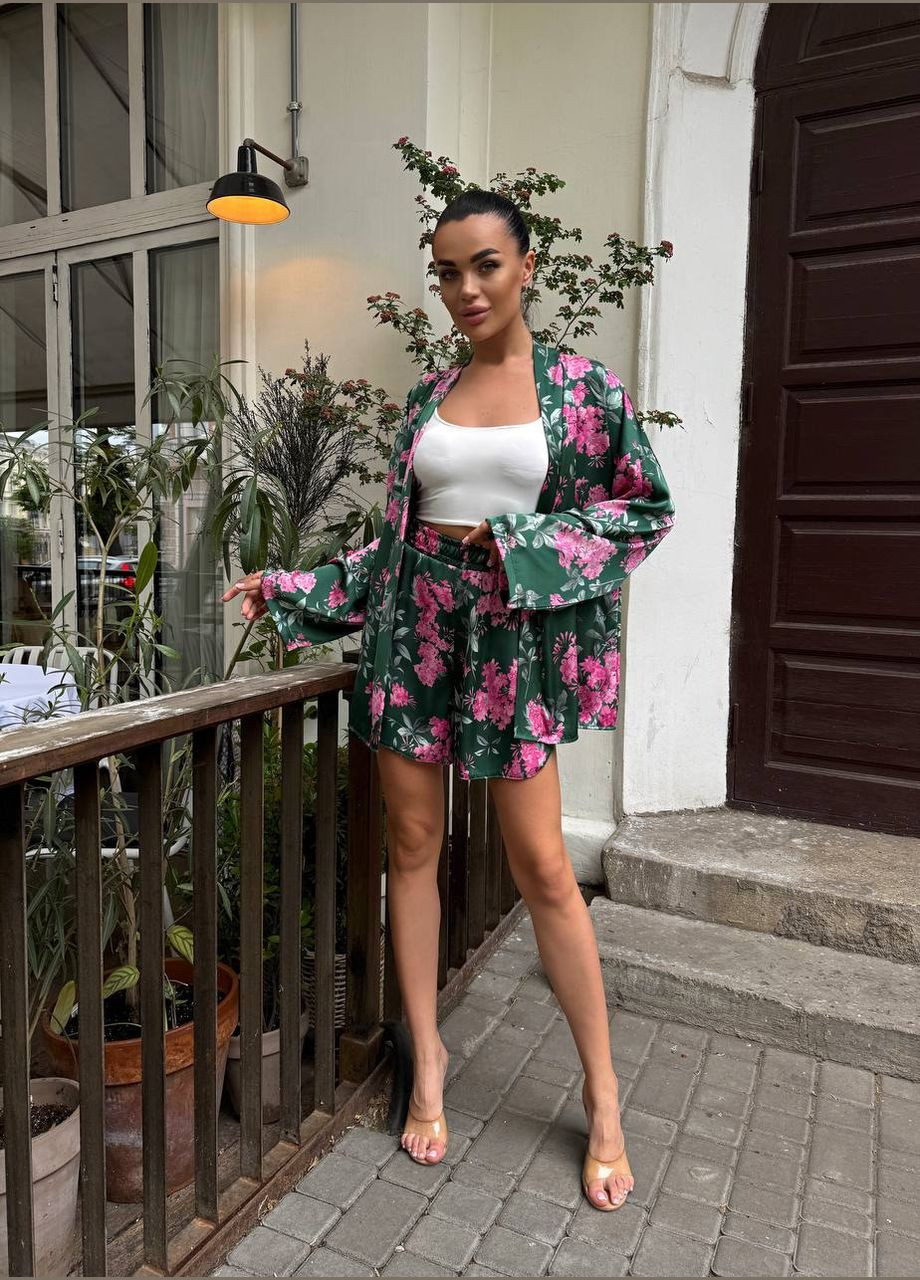 Жіночий костюм з квітковим принтом Гермес (335414511)