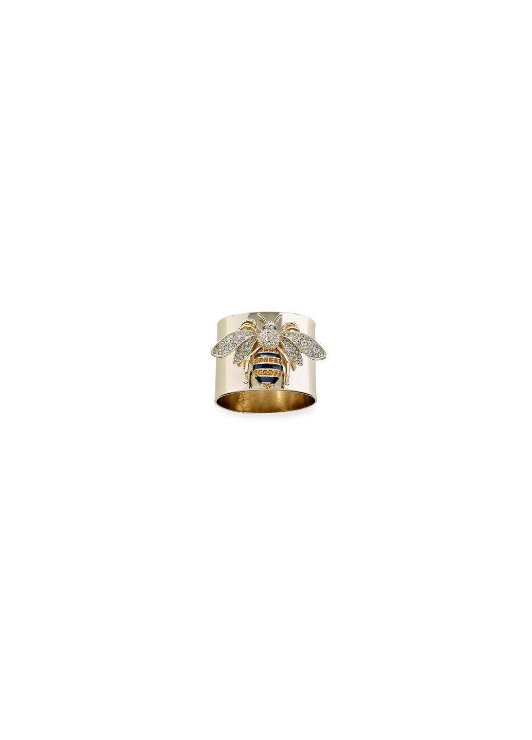 Кольцо Пчела, золотистое 18 No Brand (277819672)