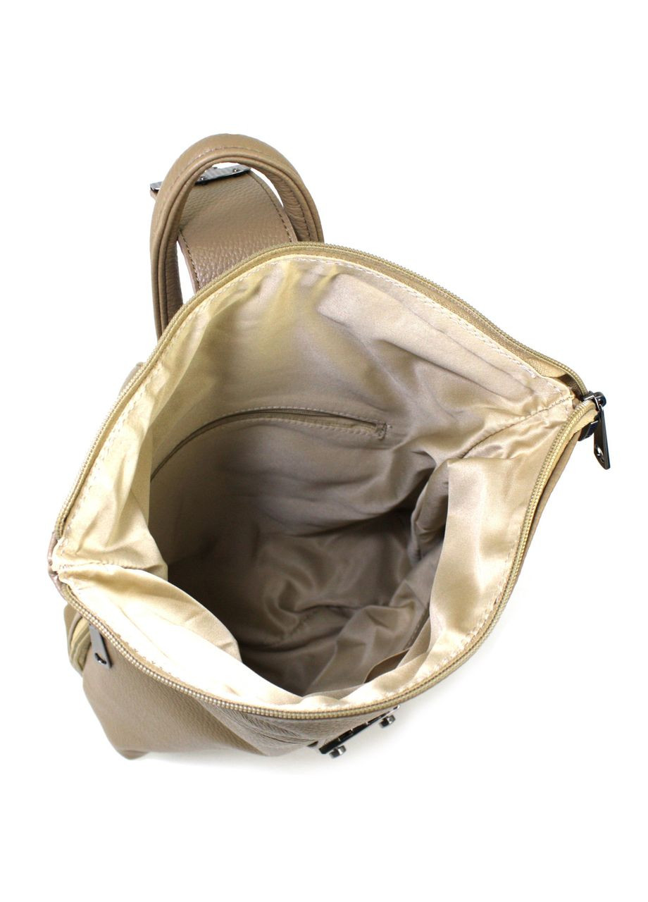 Жіноча сумка-рюкзак 0-178156-1 темно-бежевий Voila (364485841)