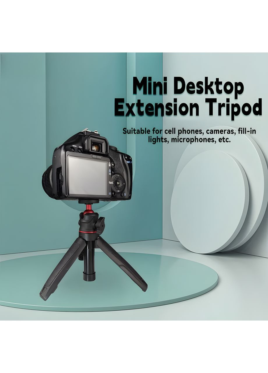 Міні штатив-селфі палиця MT-08 з алюмінієвого сплаву з гвинтом 1/4 дюйма та кріпленням Cold Shoe No Brand (353928819)