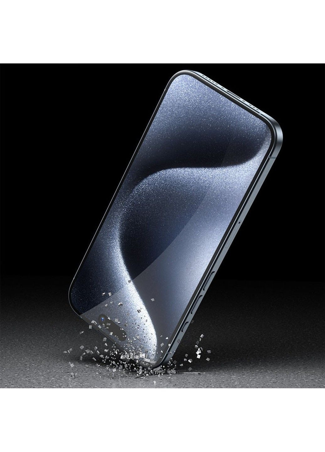 Защитное 3D стекло Invisible Airbag Anti-broken для Apple iPhone 14 Pro Max / 15 Plus (6.7") Blueo (293511485)