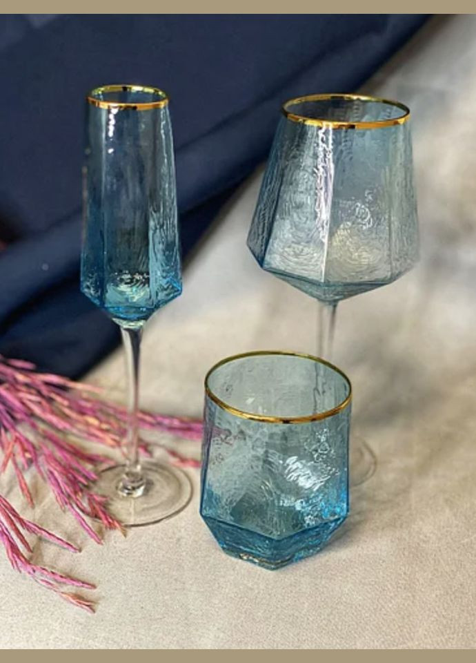 Стакан Бірюза GXF01F-B-SOLSFD1008 450 мл Olens (336874925)