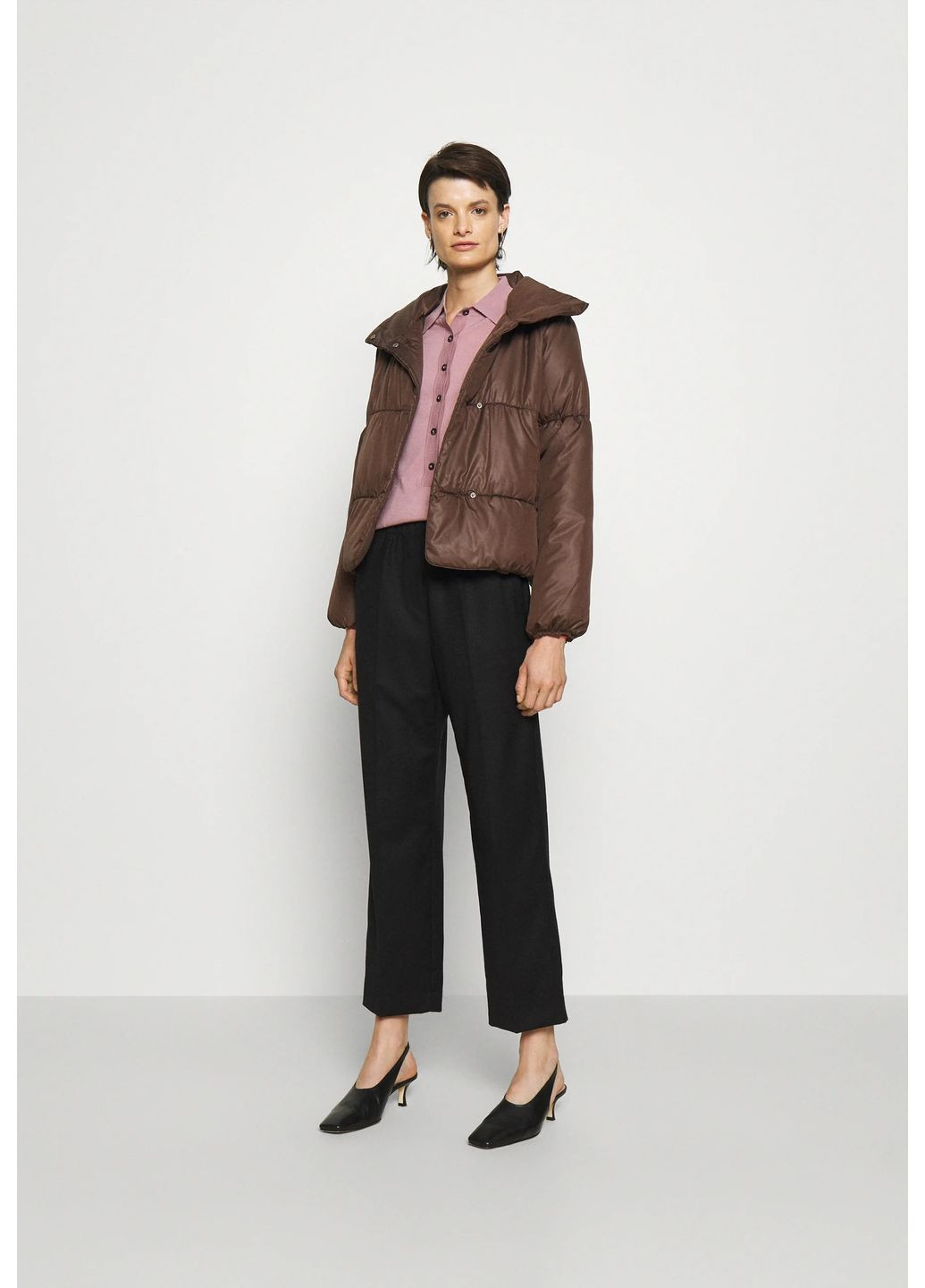 Коричневая демисезонная куртка Steffen Schraut