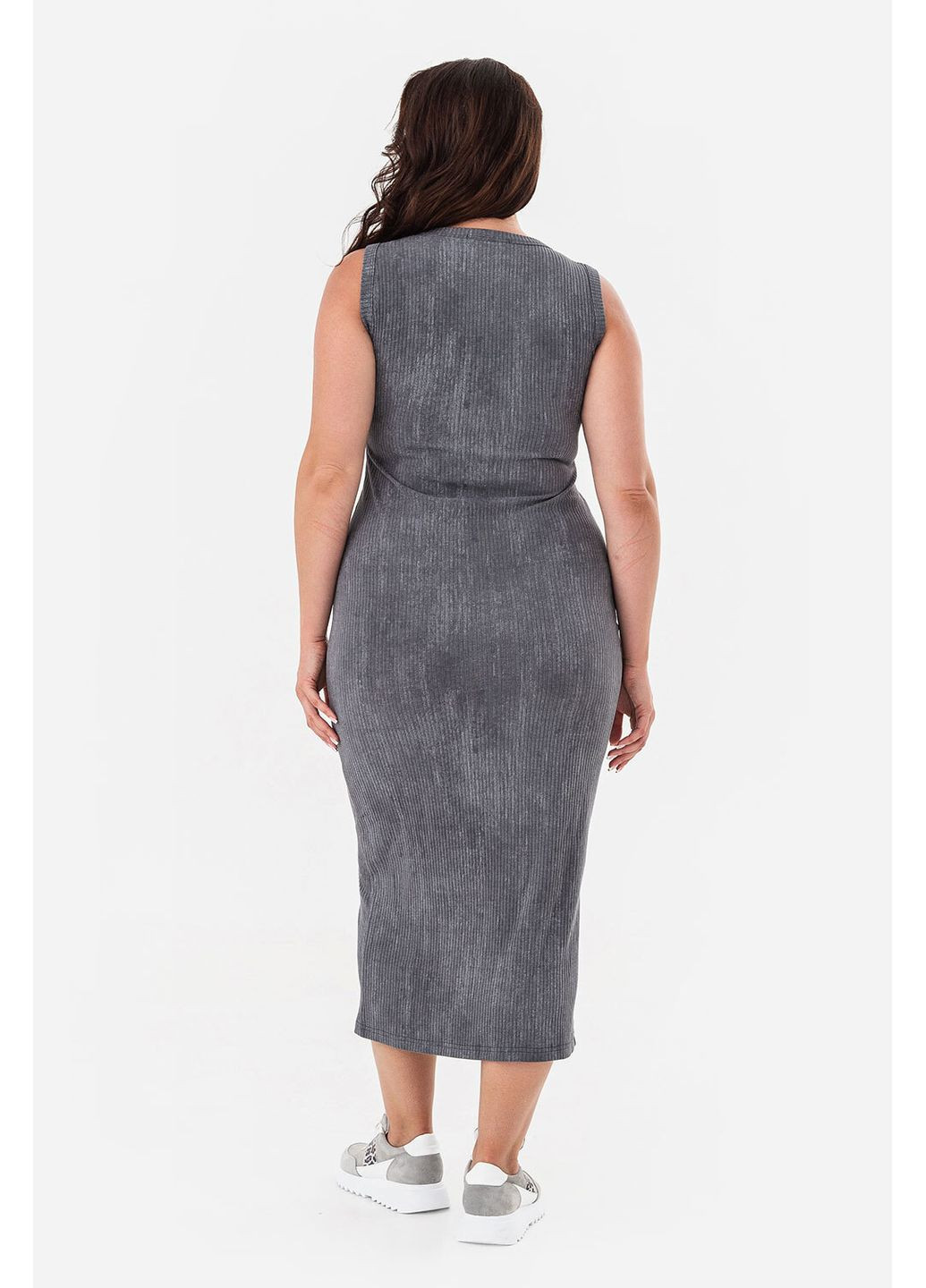 Сіра сукня mitt-2 сірий Garne однотонна