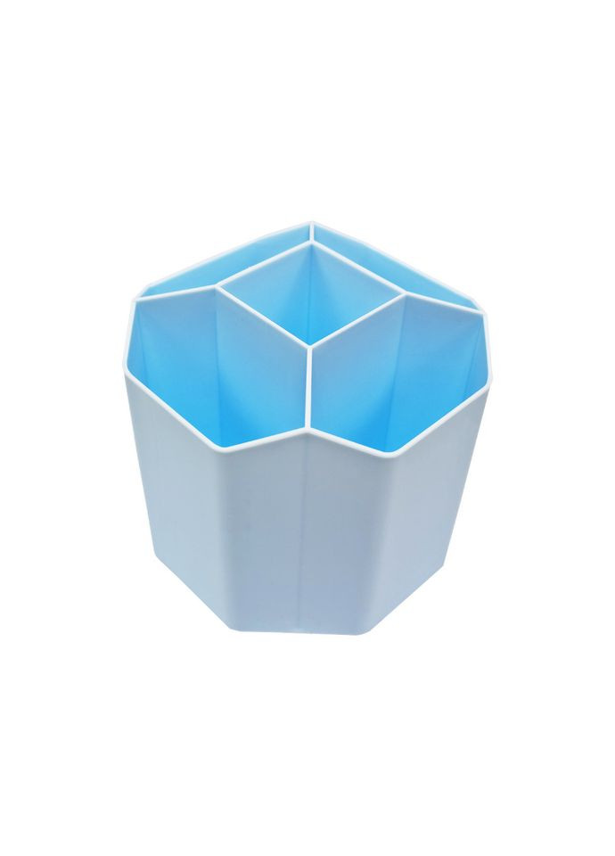 Стакан для ручек на 5 отделений WXS2 пластик Голубой Bambi (304405027)