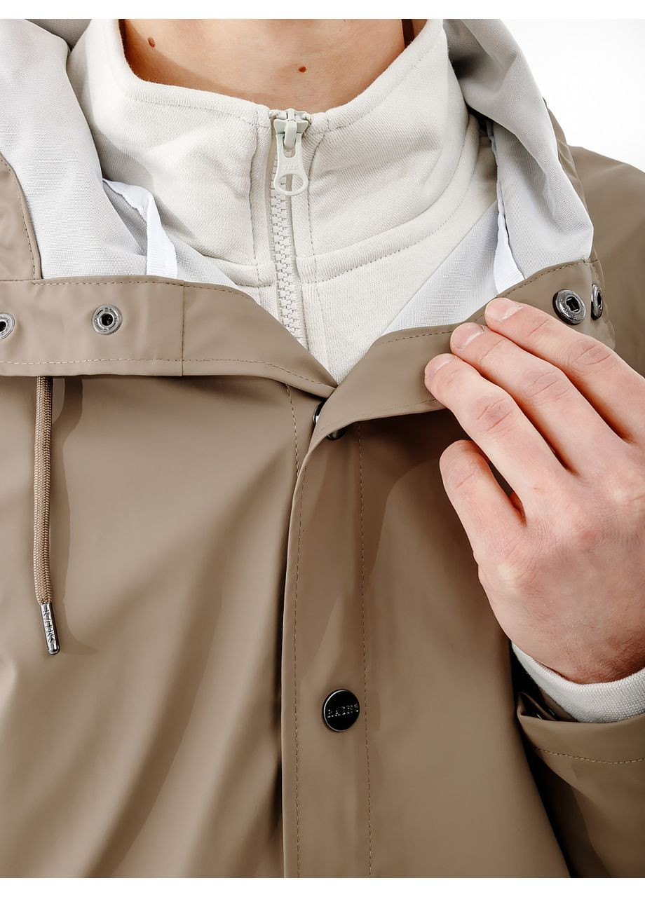 Коричнева демісезонна куртка jacket 1201-taupe Rains