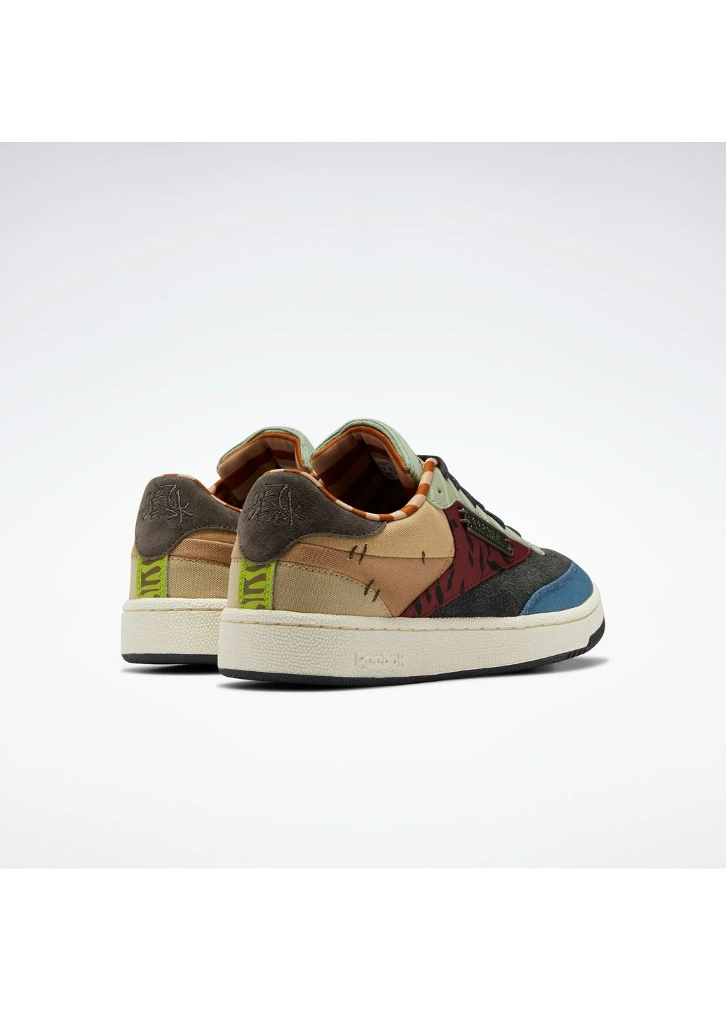Цветные демисезонные кроссовки fu panda club c 85 multi gz8634 Reebok