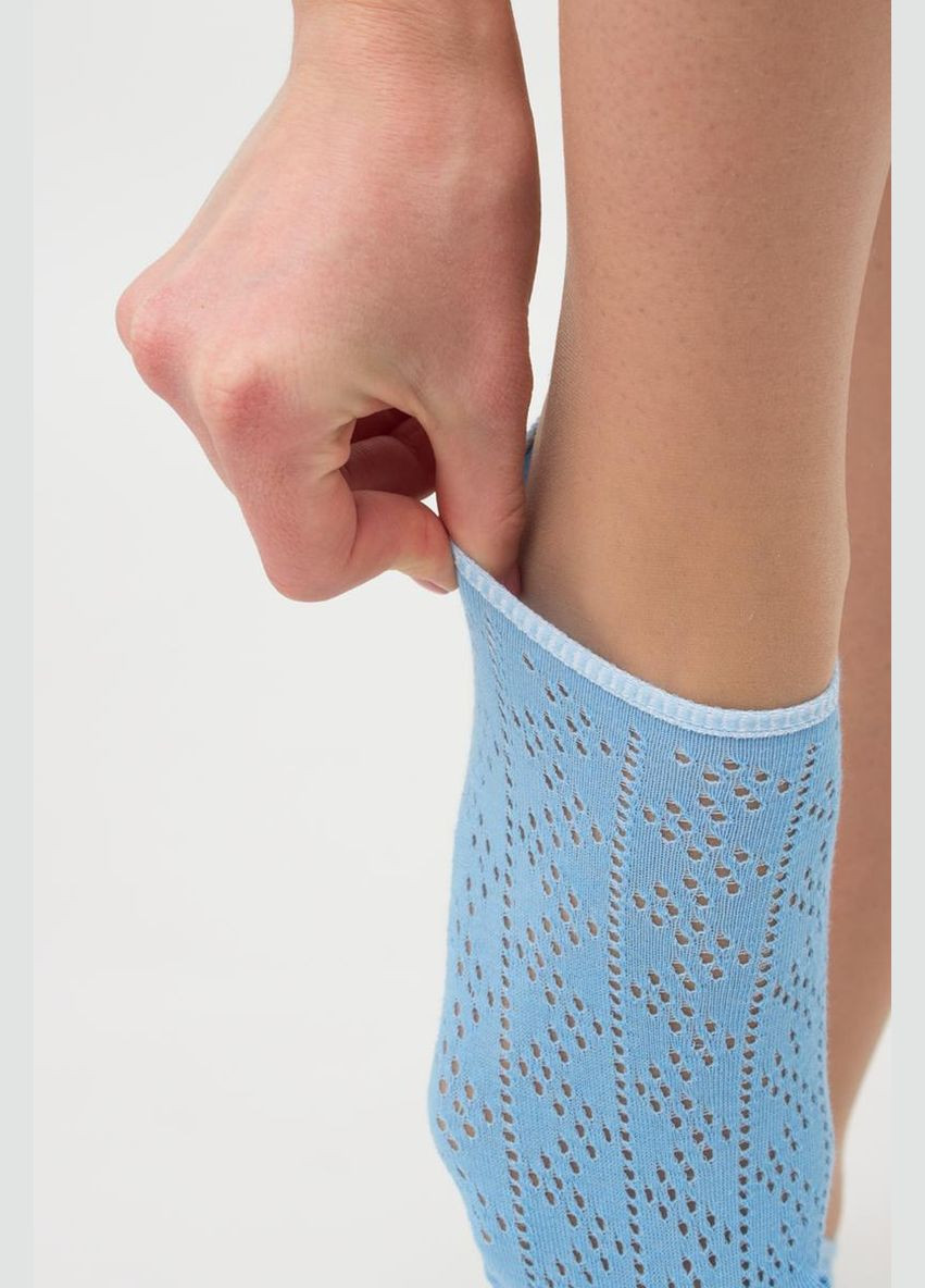 Голубые носки женские Giulia однотонные (302297302)