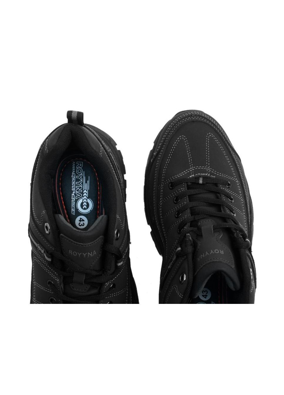 Чорні кросівки 7243011 41 колір чорний Royyna