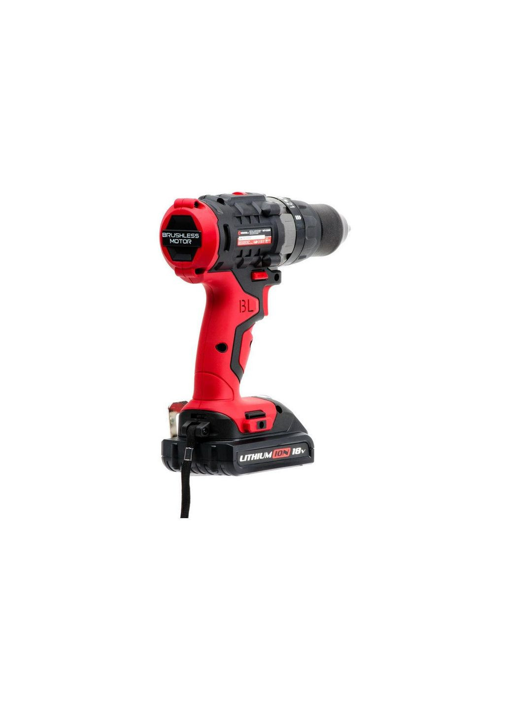 Аккумуляторный шуруповерт 18 В с бесщеточным двигателем для работы по дереву и металлу, 2 Intertool (332203155)