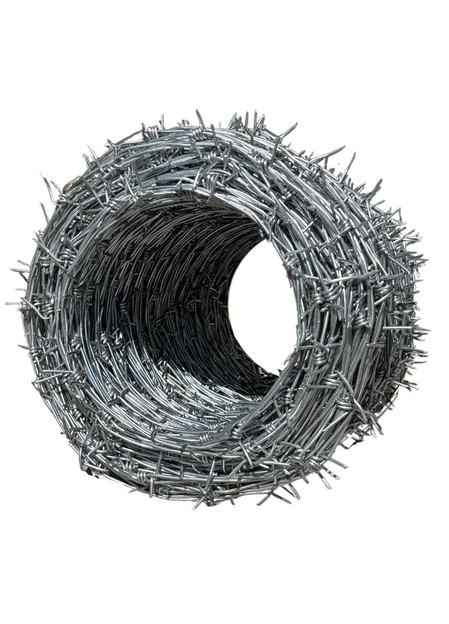 Дріт колючий оцинкований двоосновний 1,8 мм (8 кг, 135 метрів) PlasmaTec (364955899)