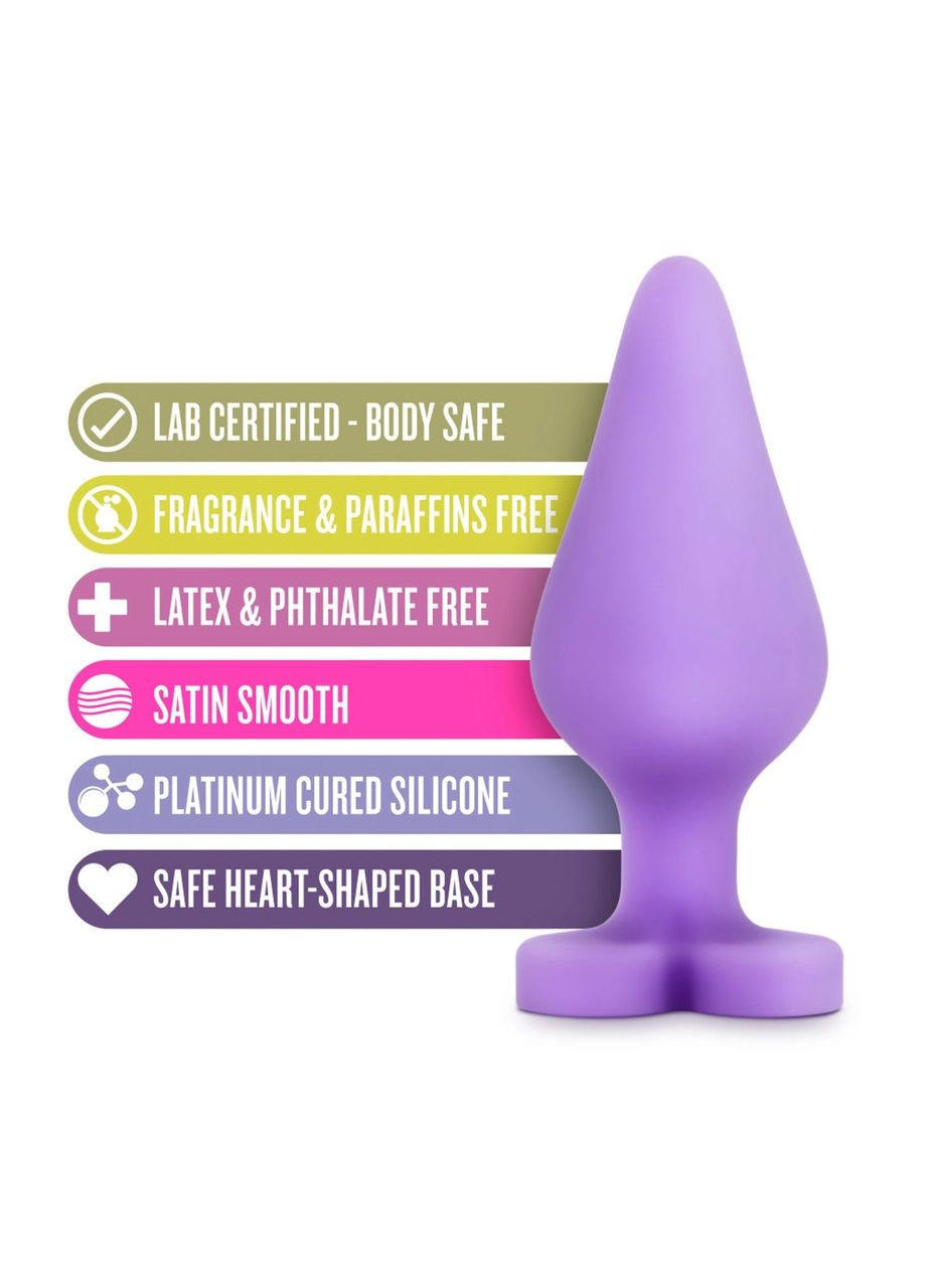 Анальна пробка PLAY WITH ME CANDY HEART DO ME PURPLE Blush (306441466)