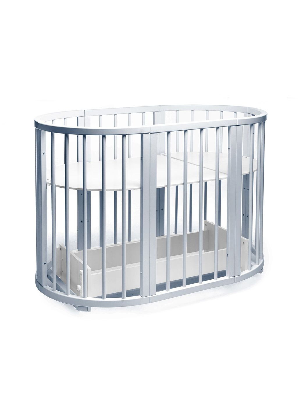 Ліжечко дерев'яне Обрій, без шухляди. Grey (149784) Наталка (340910364)