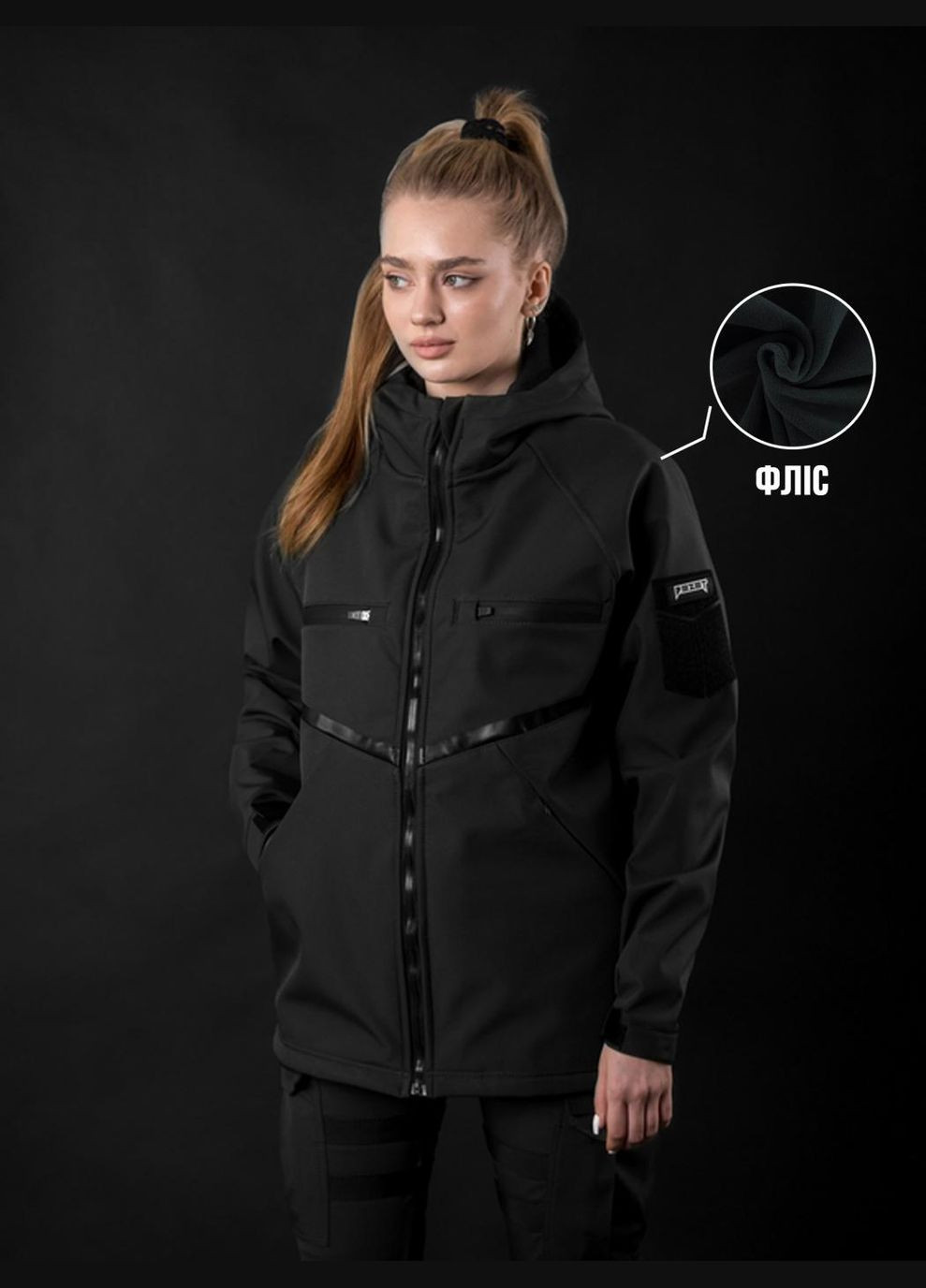 Женская куртка Omega черный BEZET (291437145)