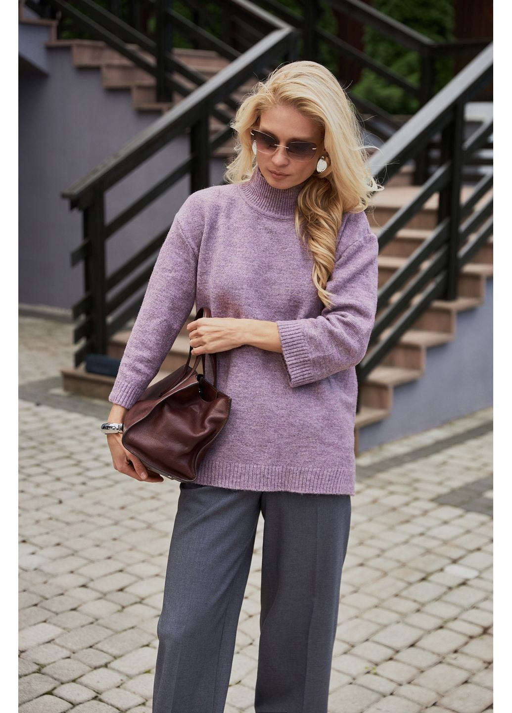 Світло-фіолетовий светр 2884 Triko Bakh