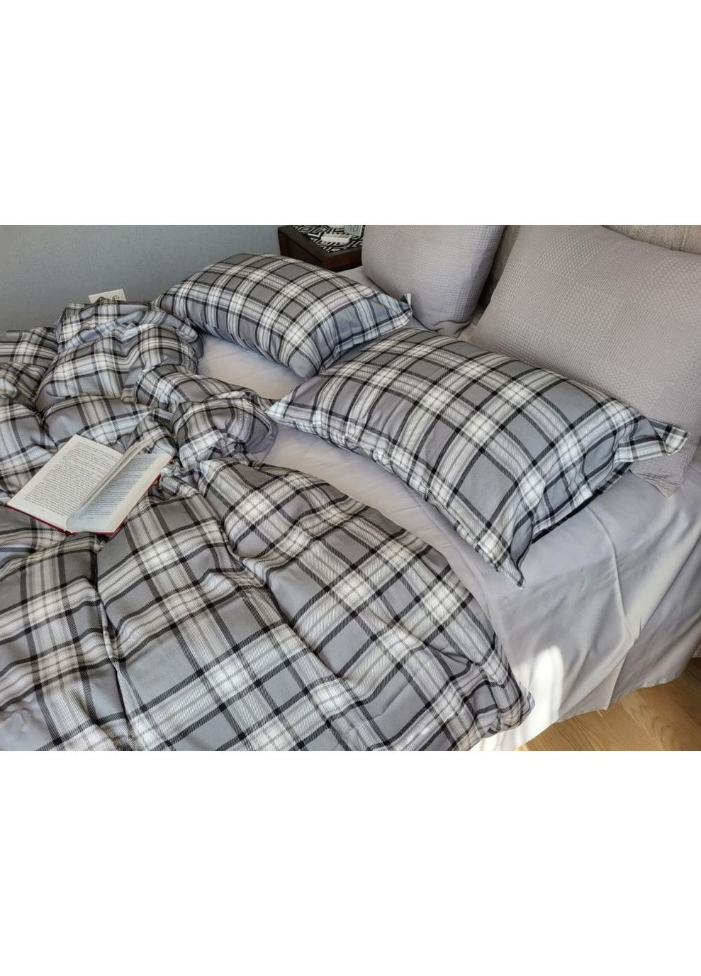 Постільна білизна EVEREST, сатин PREMIUM Евро розмір, наволочки 50/70 No Brand (363190176)