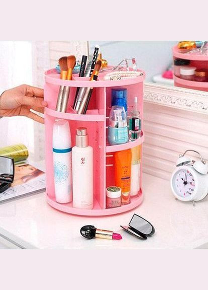Органайзер лбертовий для косметики Beauty Box рожевий (1756375335) No Brand (333800242)