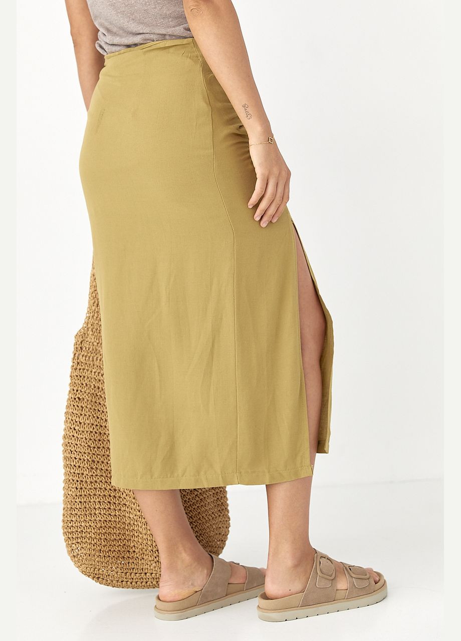 Приталена спідниця з декоративними елементами Lurex (336678824)