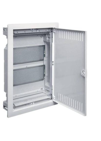 ЩИТ ДЛЯ МУЛЬТИМЕДИА И СВЯЗИ (СЛАБОТОЧНЫЙ) VU24NWB ВМОНТОВАННЫЙ 2-рядный VOLTA Hager (350881563)