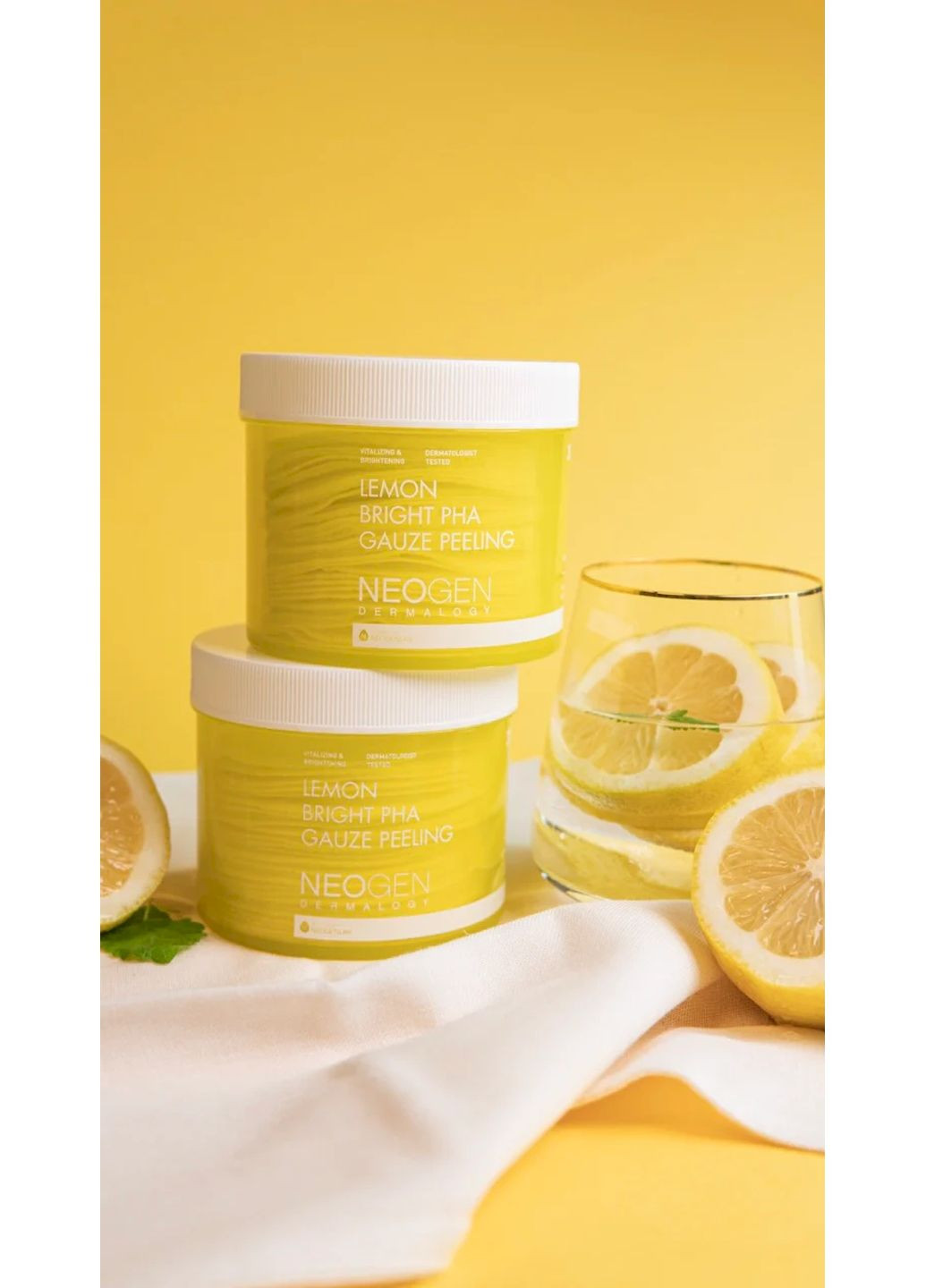 Пілінг-диски Dermalogy Lemon Bright PHA Gauze Peeling з екстрактом лимона (нове покоління), 30 шт Neogen (353745856)
