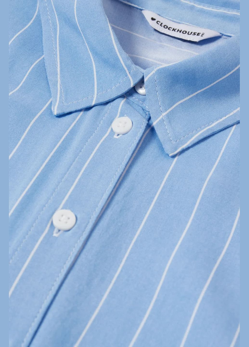 Голубая летняя блуза из вискозы C&A