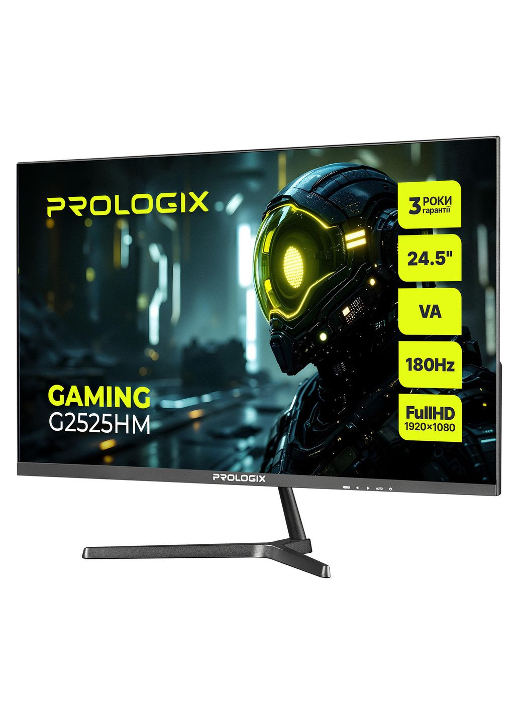 Монітор Gaming 24.5" G2525HM VA Black 180Hz Prologix (362215439)