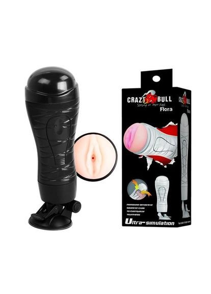 Мастурбатор Flora Black - CherryLove Crazy Bull (329152659)