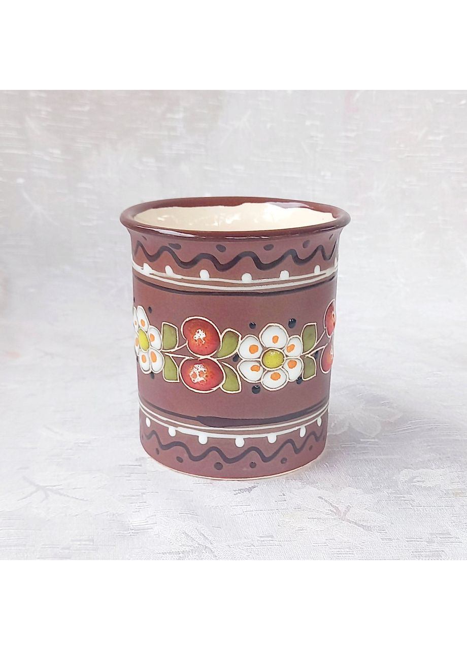 Стакан керамический ручной работы "Вишенка" (300 мл) No Brand (369953986)
